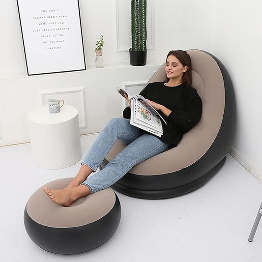 Inflatable Sofa & Leg Support + Air Pump