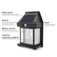Outdoor Solar Wall Light - Waterproof