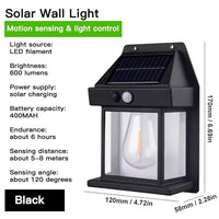 Outdoor Solar Wall Light - Waterproof