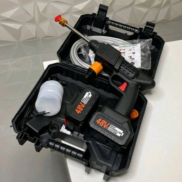 High-Pressure Car Washing Kit | Dual Battery